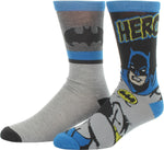 Batman Hero Logo 2 Pair Socks Set