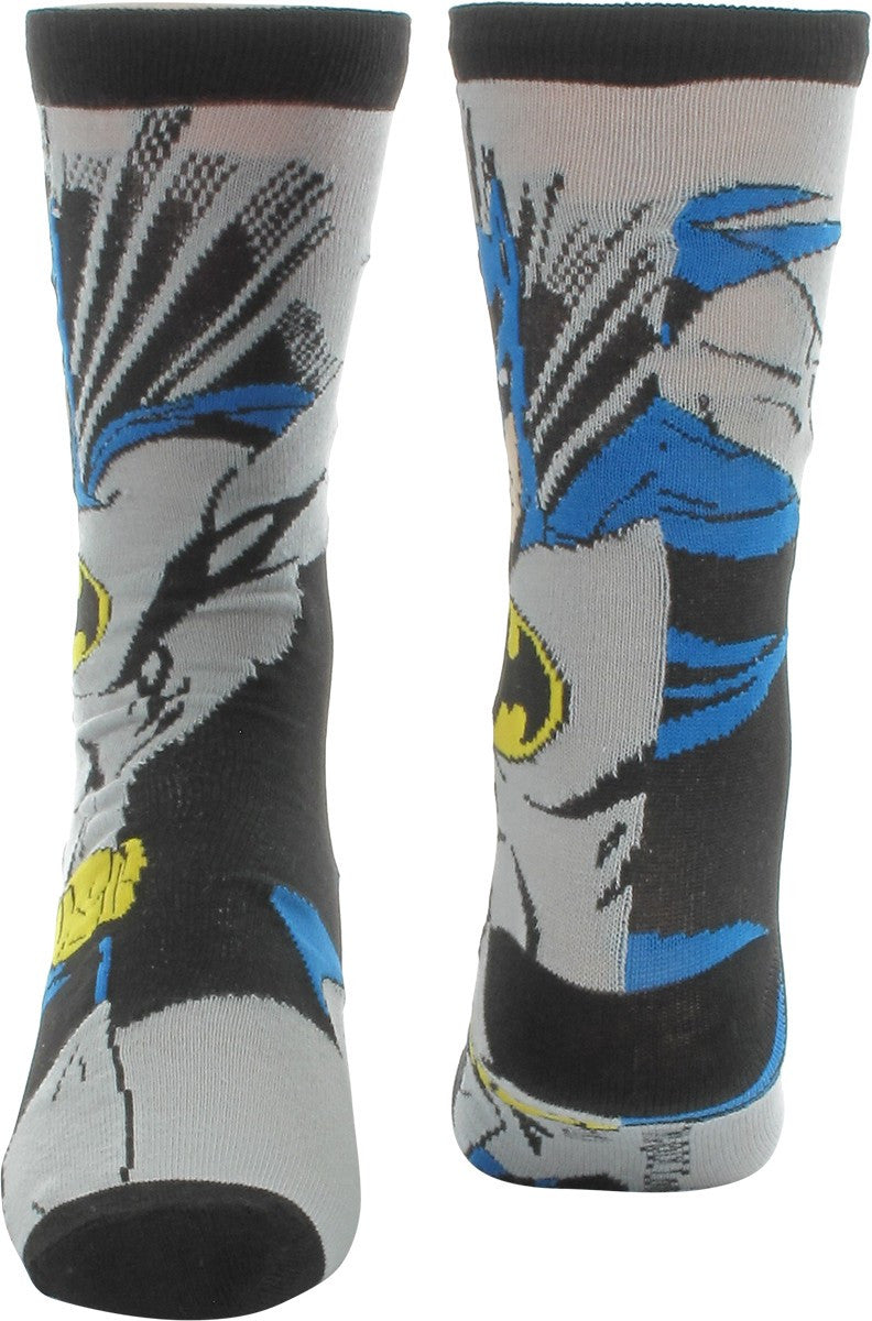 Batman Heroes Never Stop 2 Pair Socks Set