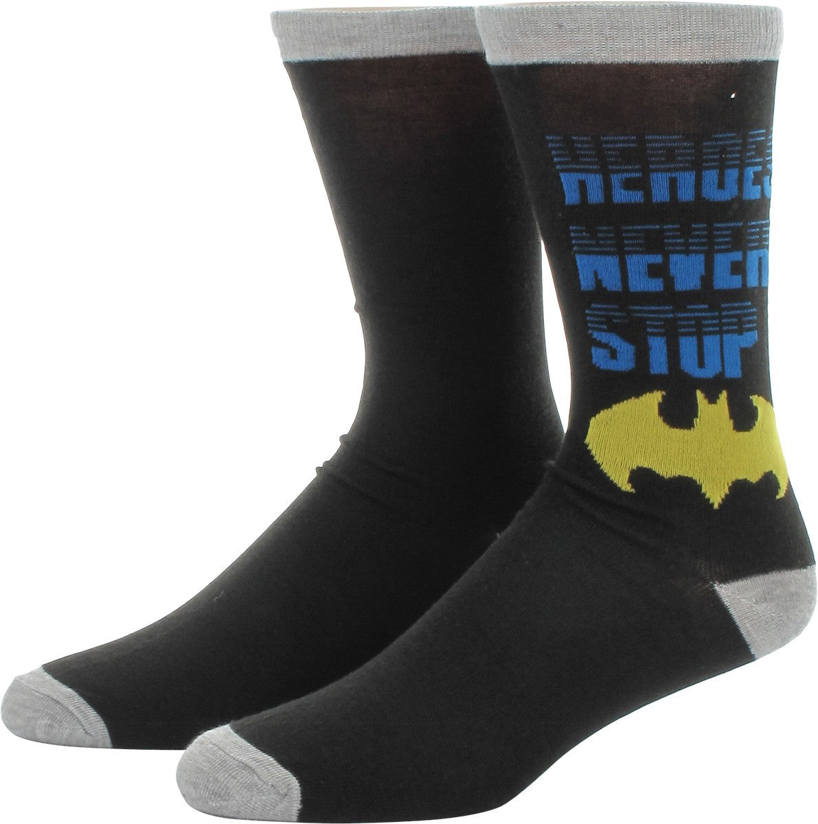 Batman Heroes Never Stop 2 Pair Socks Set