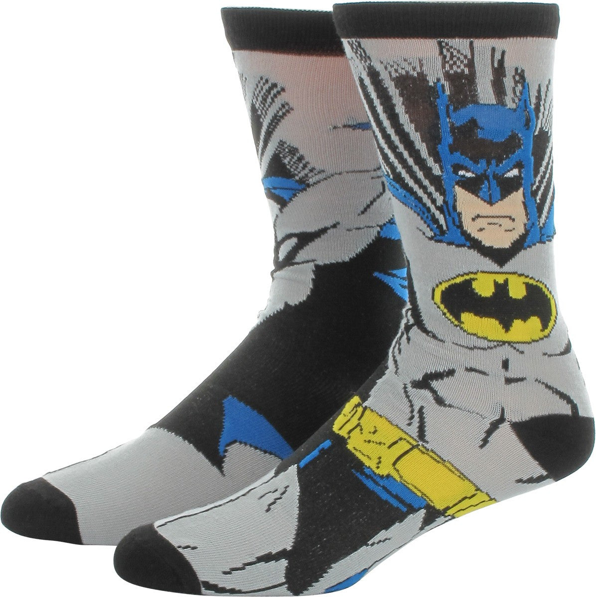 Batman Heroes Never Stop 2 Pair Socks Set