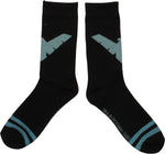 Nightwing Logo Black Crew Socks