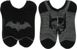 Batman Skull Hero Logo Ankle 2 Pair Socks Set