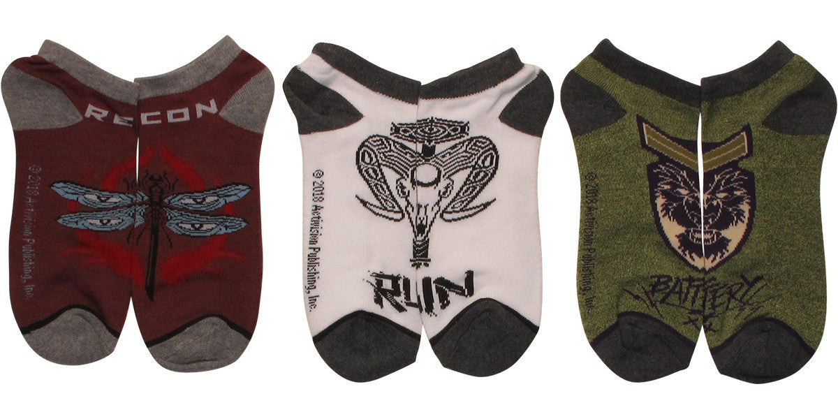 Call of Duty Black Ops 4 Ankle 3 Pair Socks Set