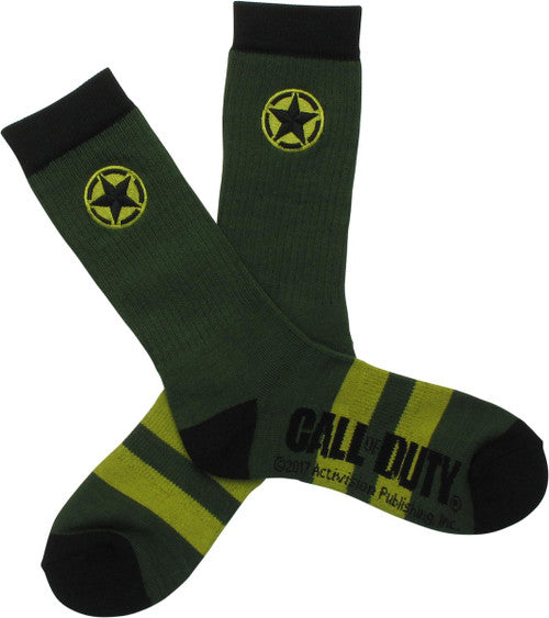 Call of Duty WWII Star Crew Socks