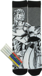 Captain America Color Yourself Crew Socks