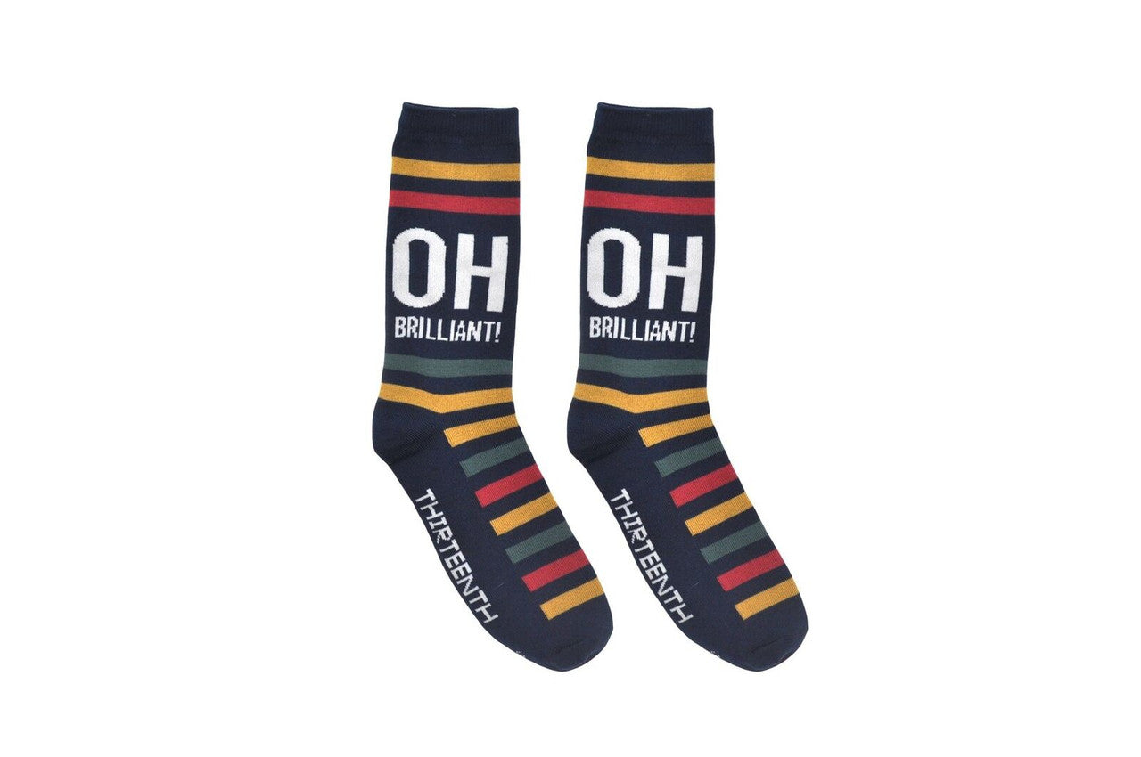 Doctor Who Oh Brilliant Crew Socks