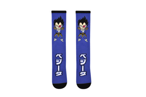Dragon Ball Chibi Vegeta Crew Socks