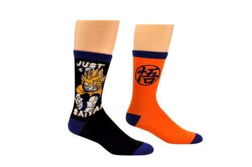 Dragon Ball Just Saiyan 2Pk Crew Socks