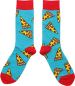 Pepperoni Pizza Slices All Over Crew Socks