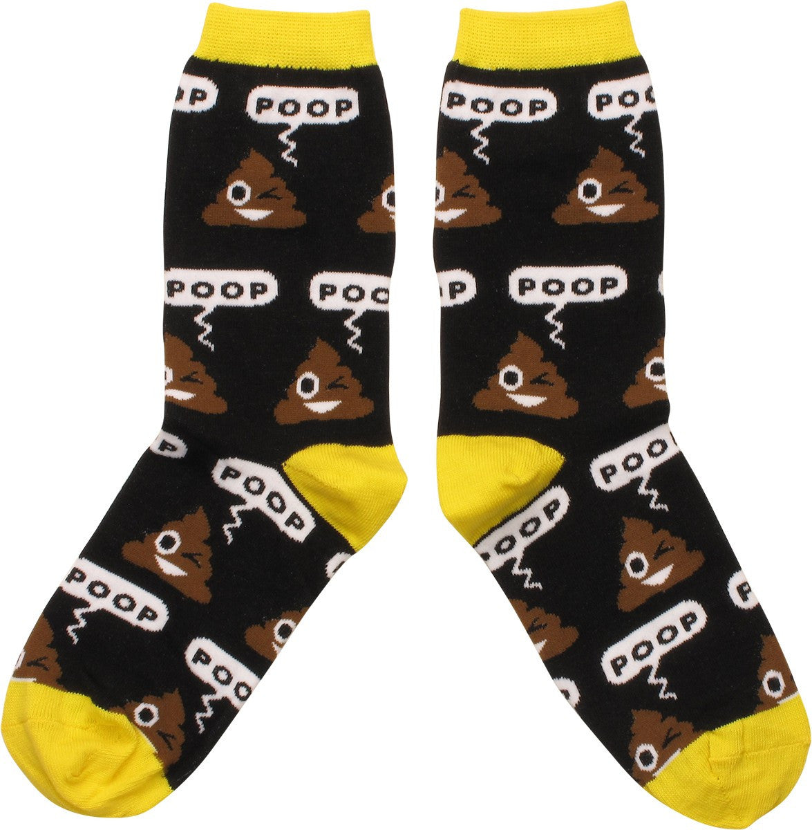 Poop Emoji Ladies Crew Socks