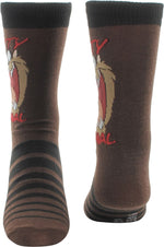 Looney Tunes Taz Party Animal 2 Pair Socks Set