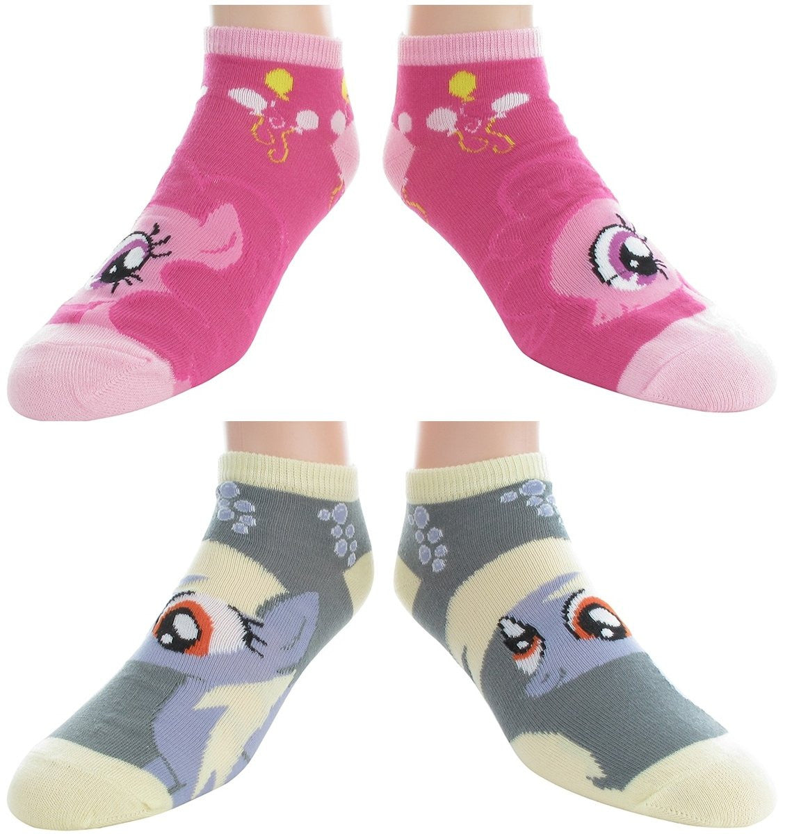 My Little Pony Characters 5 Low Cut Socks Set