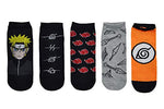 Naruto Cosplay 5 Pack Ankle Socks