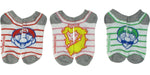 Super Mario Hero Faces Ankle 3 Pack Socks Set