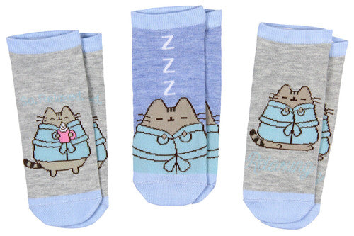 Pusheen So Relaxed 3 Pack Ankle Socks Set