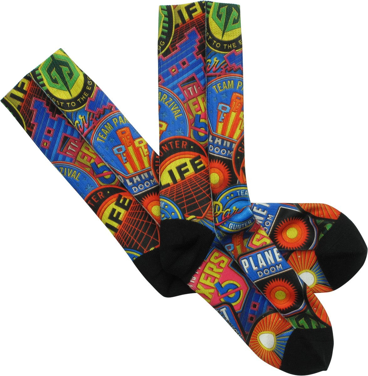 Ready Player One Allover Sublimated Crew Socks