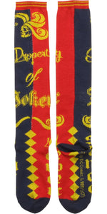 Suicide Squad Property of Joker Knee High Socks