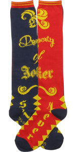 Suicide Squad Property of Joker Knee High Socks