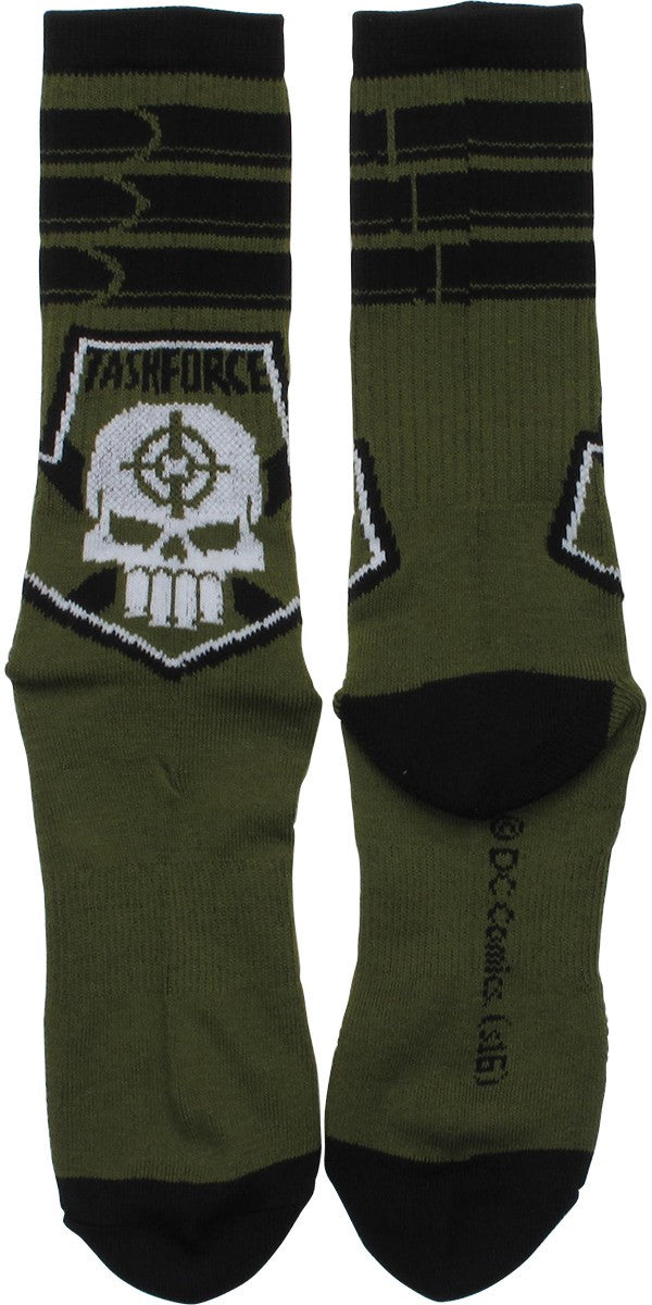 Suicide Squad Task Force Crew Socks