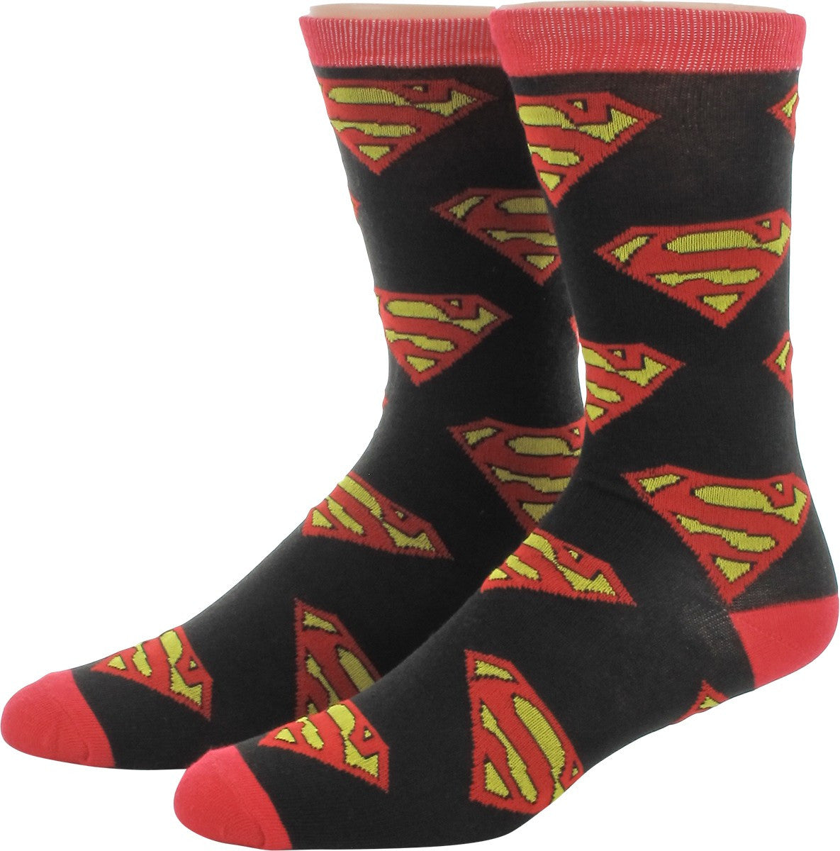 Superman Hero and Logos 2 Pair Socks Set