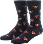 Superman Logos Argyle 2 Pair Crew Socks Set