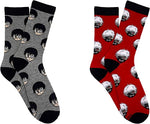 Tokyo Ghoul Chibi 2Pk Crew Socks