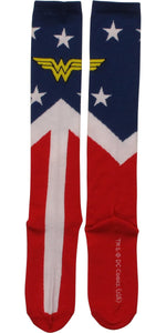 Wonder Woman Stars Suit Up Knee High Socks