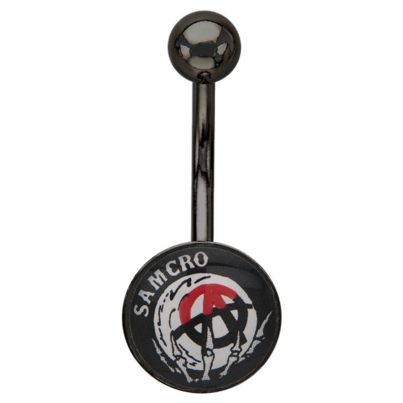 Sons of Anarchy Crystal Ball Belly Ring