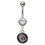 Sons of Anarchy Crystal Ball Dangle Belly Ring