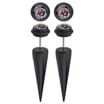 Sons of Anarchy Crystal Ball Faux Taper Earrings