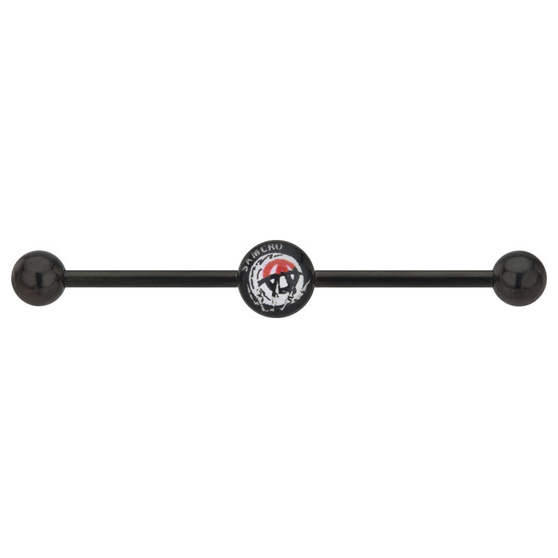 Sons of Anarchy Crystal Ball Industrial Barbell