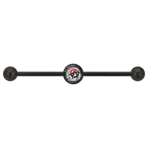 Sons of Anarchy Crystal Ball Industrial Barbell