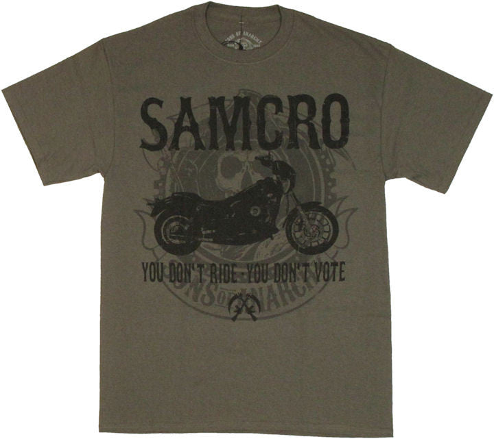 Sons of Anarchy Motorcycle Vote T Shirt