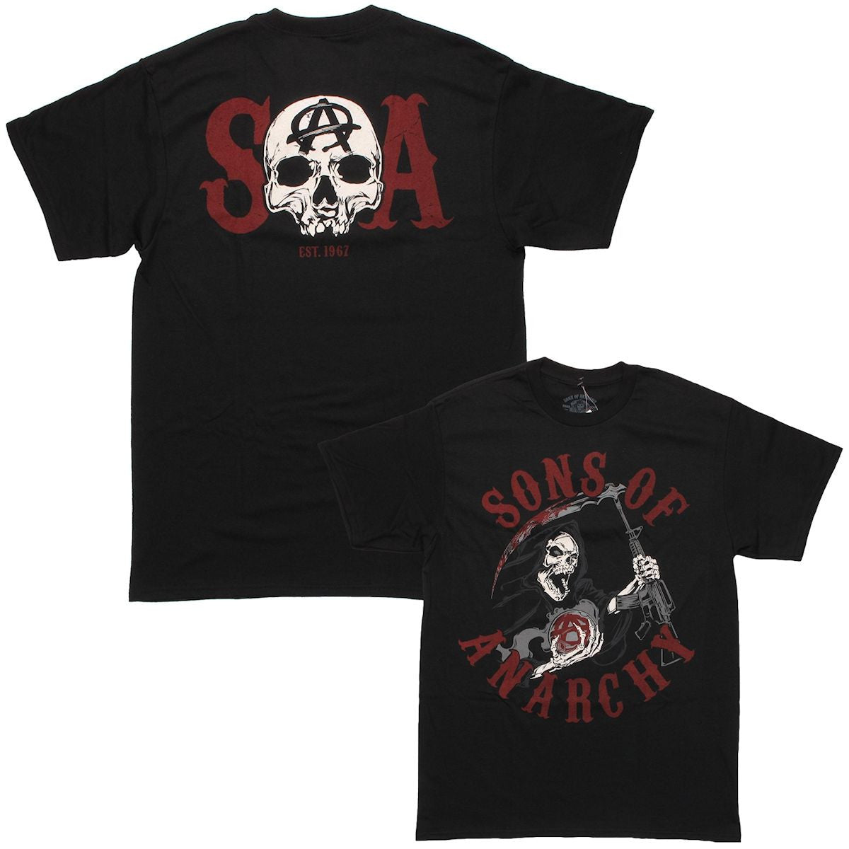 Sons of Anarchy Reaper Charge SOA T Shirt