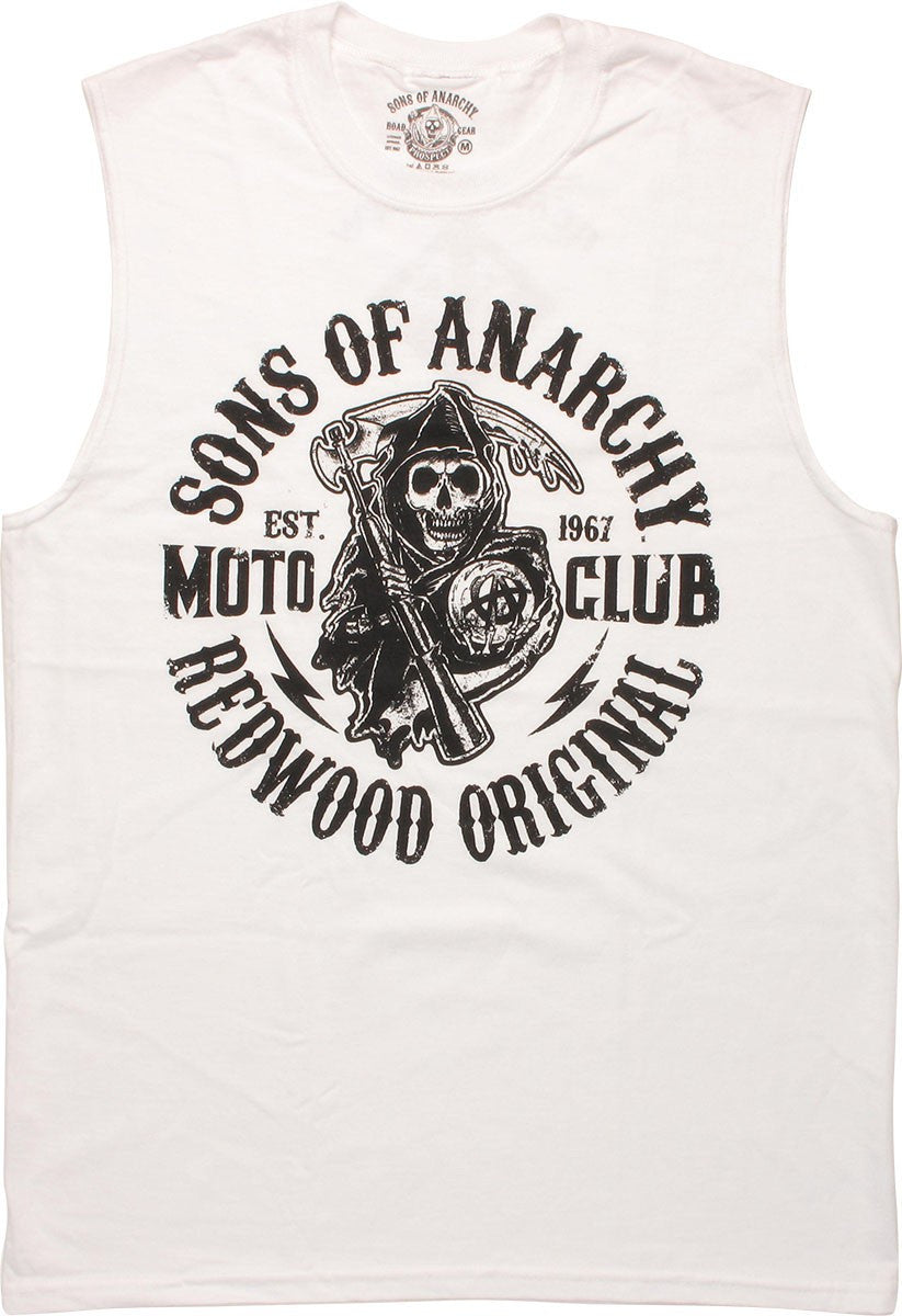 Sons of Anarchy Reaper Words Muscle T-Shirt
