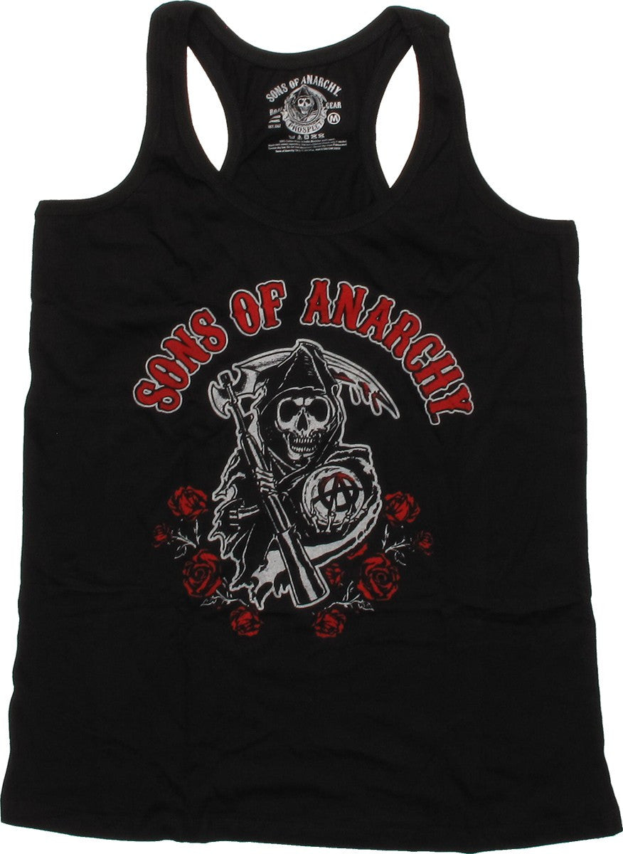 Sons of Anarchy Roses Tank Top Juniors T-Shirt
