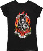Sons of Anarchy SAMCRO Flame Baby Tee