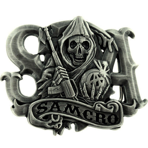 Sons of Anarchy SAMCRO Reaper Belt Buckle