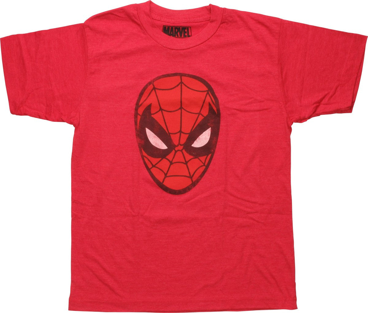 Spiderman Classic Mask Distressed Youth T-Shirt