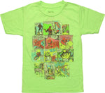 Spiderman Comic Panels Juvenile T-Shirt