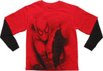 Spiderman Dot Matrix Picture LS Youth T-Shirt