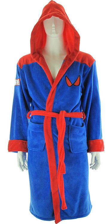 Spiderman Eyes Spider Fleece Robe