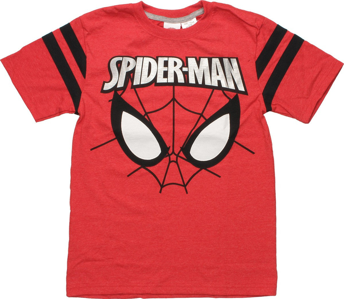 Spiderman Eyes Stripes Youth T-Shirt