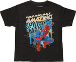 Spiderman Half Man Half Amazing Juvenile T-Shirt