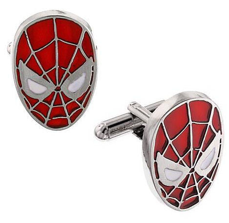 Spiderman Head Cufflinks