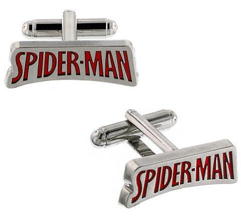 Spiderman Name Cufflinks