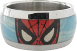 Spiderman Pose Mask Eyes Blue Ring