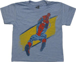 Spiderman Retro Swinging Juvenile T-Shirt