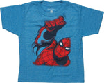 Spiderman Swing Up Close Toddler T-Shirt