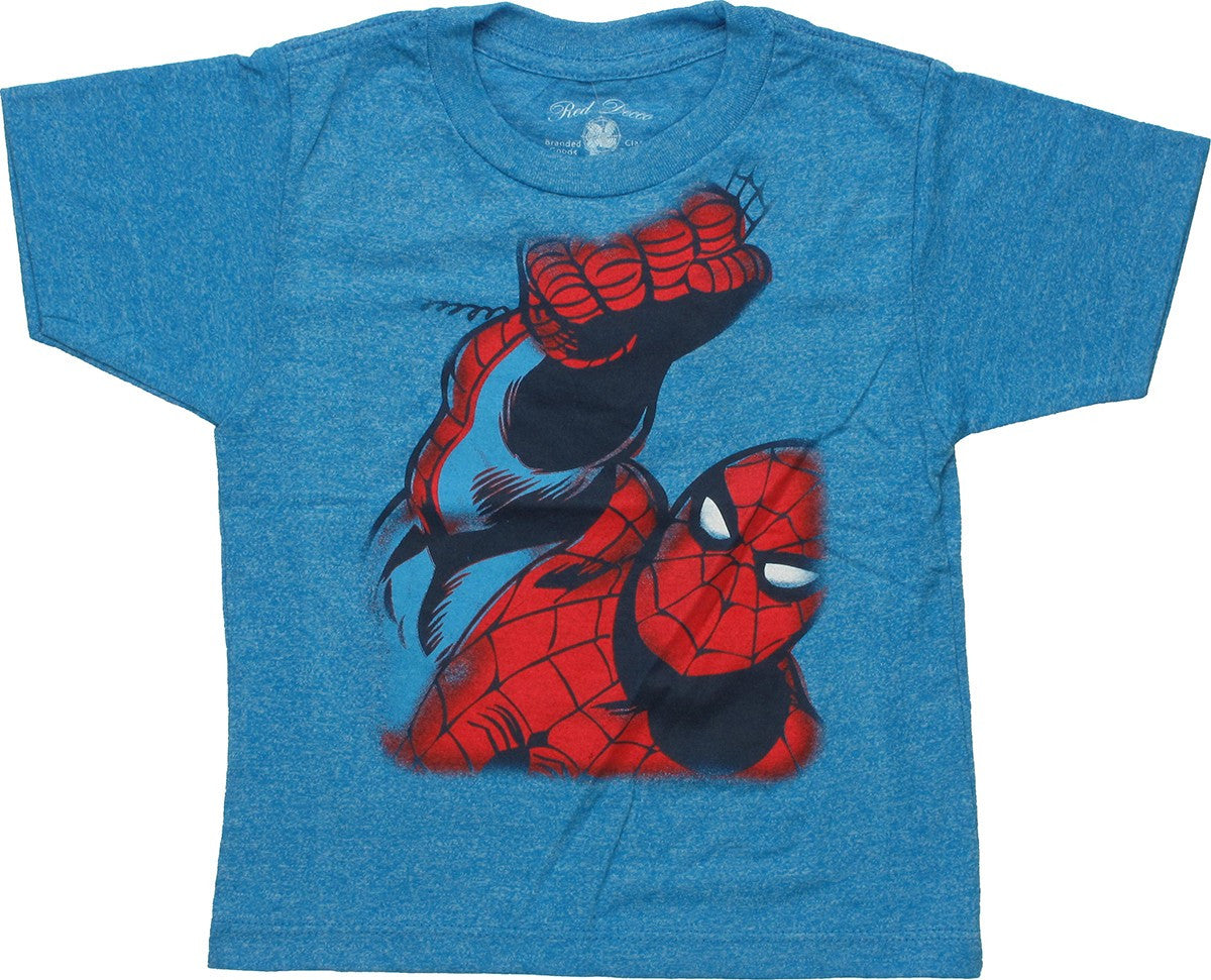 Spiderman Swing Up Close Toddler T-Shirt